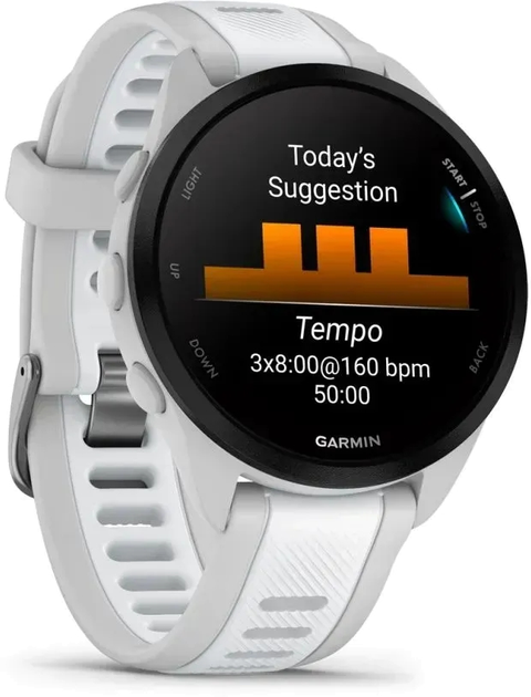 Смарт-годинник Garmin Forerunner 165 GPS Mist Grey/Whitestone (010-02863-21) - зображення 3
