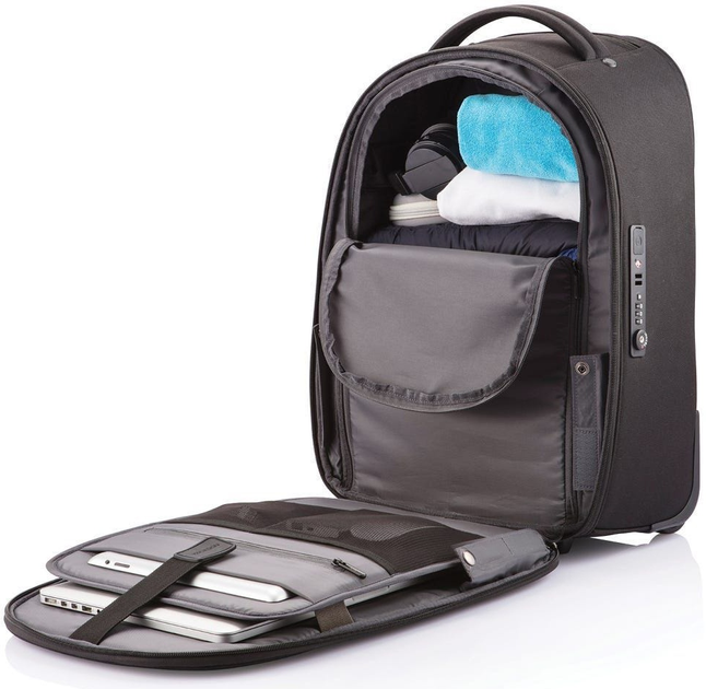 Plecak na laptopa XD Design Bobby Backpack Trolley 17" Black (P705.771) - obraz 11
