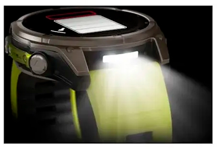 Смарт-годинник Garmin fenix 8 51mm Solar Sapphire Titanium With An Amp Yellow and Graphite Silicone Band (010-02907-21) - зображення 11