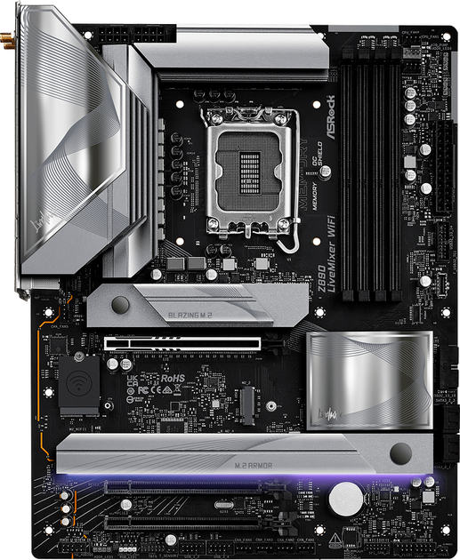 Płyta główna ASRock Z890 LiveMixer Wi-Fi (s1851, Intel Z890, PCI-Ex16) - obraz 1