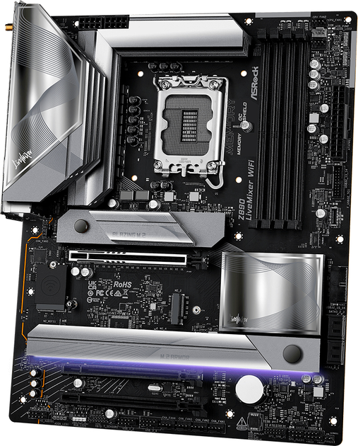 Płyta główna ASRock Z890 LiveMixer Wi-Fi (s1851, Intel Z890, PCI-Ex16) - obraz 3