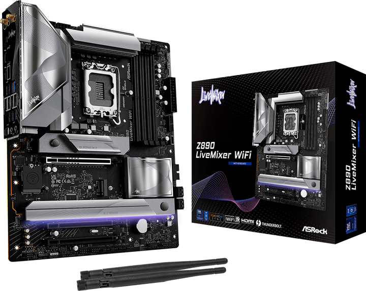 Płyta główna ASRock Z890 LiveMixer Wi-Fi (s1851, Intel Z890, PCI-Ex16) - obraz 5