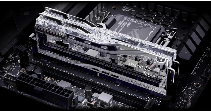 Pamięć RAM G.Skill DDR5-6400 98304MB PC5-51200 (Kit of 2x49152MB) Trident Z5 Royal White (F5-6400J3239F48GX2-TR5S) - obraz 6