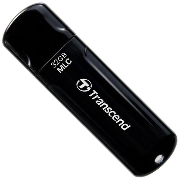 Pamięć USB USB Transcend JetFlash 750 32GB USB 3.1 Gen1 Black (TS32GJF750K) - obraz 1
