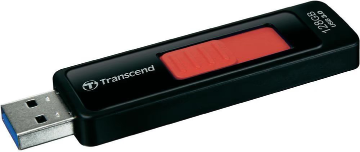 Флеш памʼять USB Transcend JetFlash 760 128GB USB 3.1 Gen1 Black (TS128GJF760) - зображення 3
