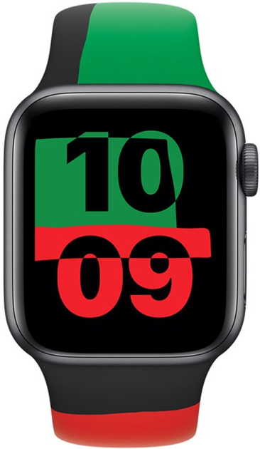 Pasek Apple Sport Band do Apple Watch 38/40/41/42mm M/L Black Unity (MUQ63ZM/A) - obraz 2