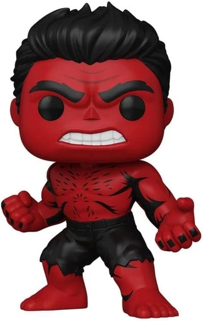 Figurka Funko Pop! Marvel: CA BNW Red Hulk (Retro) 77489 (0889698774895) - obraz 2