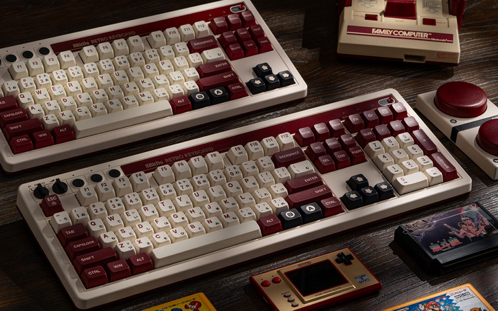 Клавіатура 8BitDo Retro 108 Mechanical Keyboard Fami Edition (RET00377) - зображення 11