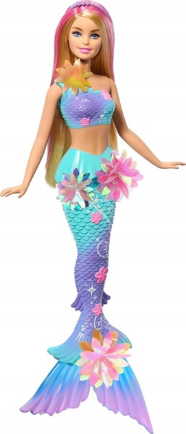 Lalka Syrenka Barbie Rozkwitające kwiaty JDM72 (0194735287925) - obraz 3