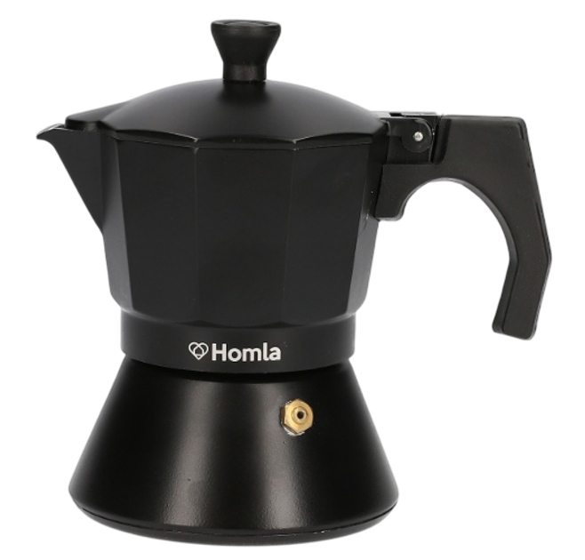Kawiarka Holma Mia Mokka czarna 3 filiżanki 150 ml (5902869946619) - obraz 1