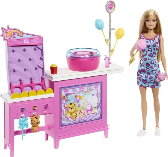 Zestaw do zabawy Barbie Mysteries Beach Detectives Treats And Game Booth JFV67 (0194735306299) - obraz 2