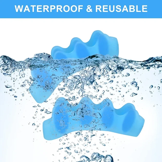 Силиконовый корректор разделитель пальцев ног Toe Relief комплект Blue - Фото 3 Силиконовый корректор разделитель пальцев ног Toe Relief комплект Blue - изображение 3