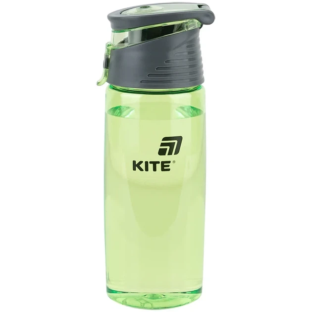 Пляшечка для води Kite K25-401-3, 550 мл, зелена - Фото 1 Пляшечка для води Kite K25-401-3, 550 мл, зелена - зображення 1