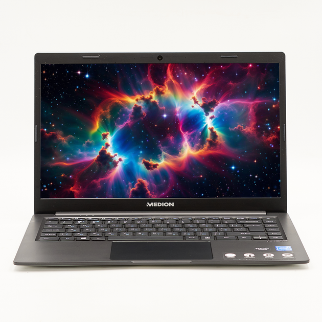 Ноутбук 14" Medion (Lenovo Group) Akoya E4251 Intel RAM 4 ГБ SSD 256 ГБ + eMMC 64 ГБ FullHD IPS Intel UHD Graphics б/в Метал Win10 (4388) - Фото 1 Ноутбук 14" Medion (Lenovo Group) Akoya E4251 Intel RAM 4 ГБ SSD 256 ГБ + eMMC 64 ГБ FullHD IPS Intel UHD Graphics б/в Метал Win10 (4388) - зображення 1