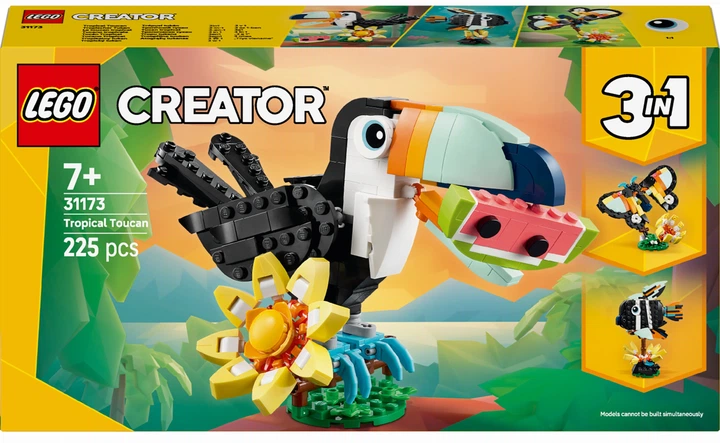 Конструктор LEGO Creator Дикие животные: тропический тукан 225