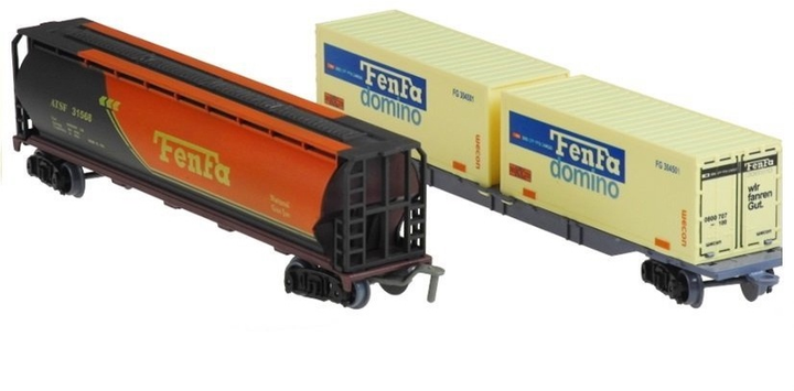 Залізничний набір LEAN Toys Fenfa Електричний 5-вагонів + аксесуари 1012 (5905884458457) - зображення 8