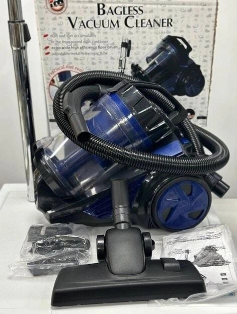 Пилосос контейнерний ITO Electronics KPA 12E-1 3 л 700 Вт Blue 31400272 - зображення 3