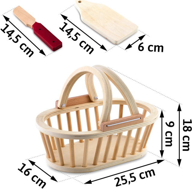 Koszyk z owocami do krojenia Ricokids RK-870 (5903890623234) - obraz 10