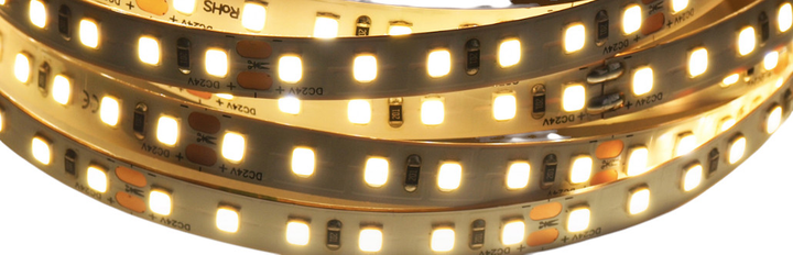 Profesjonalna tasma LED MW Lighting HQS 9.6 W/m 24V 120LED 4000K IP33 5m (5902135156759) - obraz 1