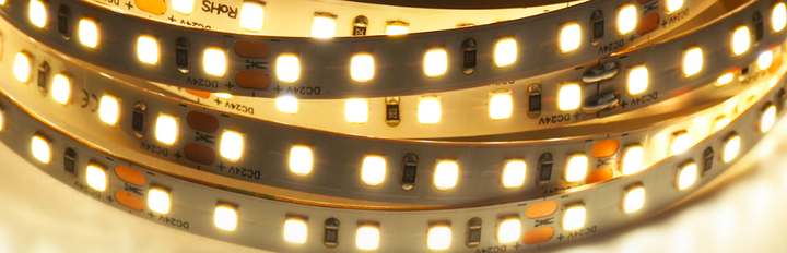 Profesjonalna tasma LED MW Lighting HQS 9.6 W/m 24V 120LED 4000K IP33 5m (5902135156759) - obraz 2