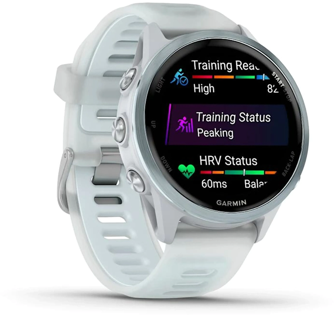 Спортивные часы Garmin Forerunner 570 42mm Whitestone/Cloud Blue (010-02970-01) - изображение 5