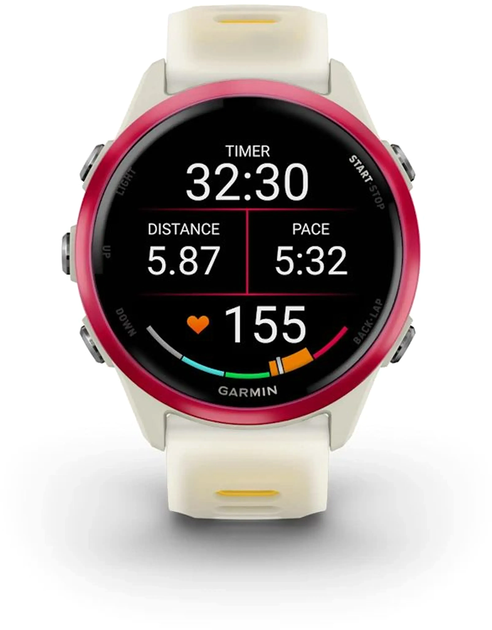 Спортивные часы Garmin Forerunner 570 42mm Bone/Raspberry/Mango (010-02970-02) - изображение 2