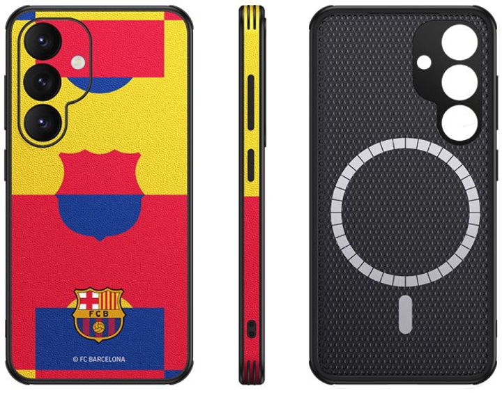 Etui OCPC FCB Phone Case Magnetic MF do Samsung Galaxy S25 Plus Red Yellow (OCFCBMCS25PMF) - obraz 1