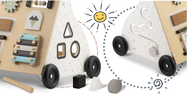 Drewniany chodzik pchacz Ricokids RK-875 (5903890623302) - obraz 9