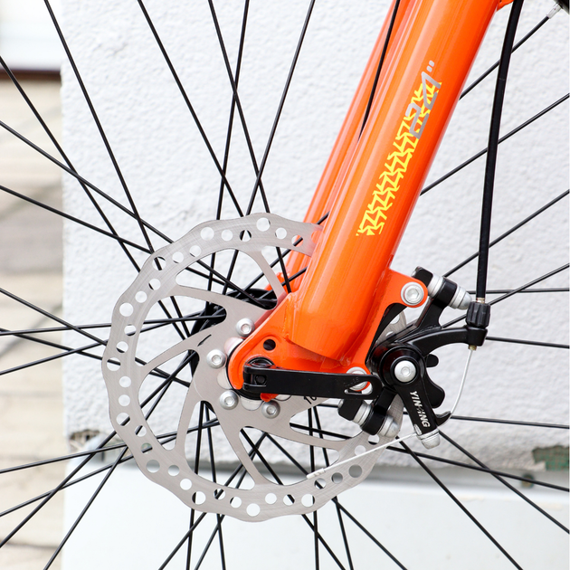 Велосипед подростковый AL 26" Formula ZEPHYR 3.0 DD CS рама-14" оранжевый 2025 - изображение 8