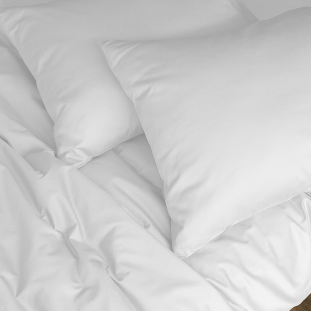 Комплект постільної білизни Mirson Сімейний 2x143x210 см 001 White Soft Touch of Satin (2200011275888) - зображення 2