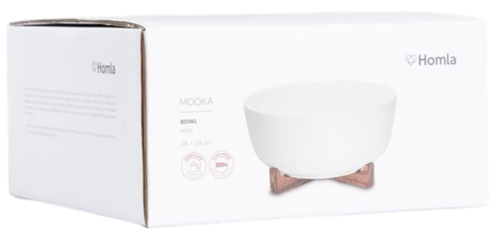 Misa Homla MOOKA ceramiczna na podstawce 28 x 14 cm (5906496744099) - obraz 5