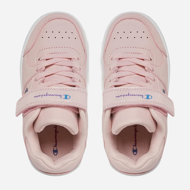 Sneakersy dziecięce dla dziewczynki na rzepy Champion Rebound Low G Ps Low Cut Shoe S32784-PS019 26 Różowe (8058132486267) - obraz 3
