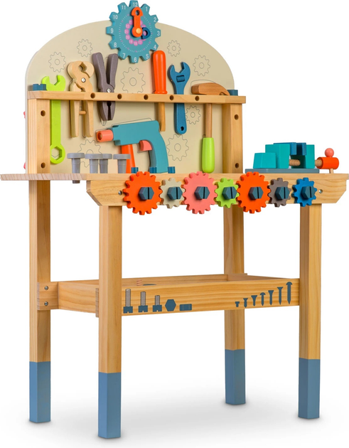 Дерев'яна майстерня з інструментами Ricokids RK-876 (5903890623319) - зображення 3