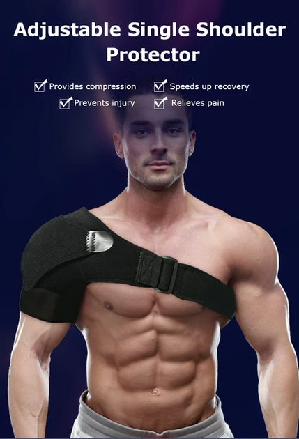 Бандаж фиксатор плечового сустава универсальный Shoulder Support Brace Vokmi - изображение 2