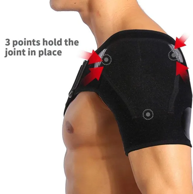 Бандаж фиксатор плечового сустава универсальный Shoulder Support Brace Vokmi - изображение 3