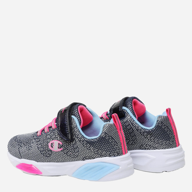 Дитячі кросівки для дівчинки Champion Wave G Ps S32132-CHA-BS501 25 Темно-сині (8058132486266) - зображення 3