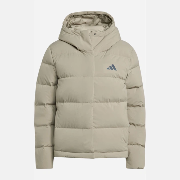 Пуховик зимний женский Adidas Helionic Climawarm JX3027 XS Светлый хаки (4068811671839) - изображение 12