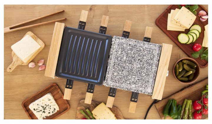 Grill raclette Cecotec Cheese&Grill 8400 Wood MixGrill (03100) - obraz 2