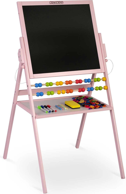 Магнітна таблиця для малювання Ricokids Рожева (5908220476528) - зображення 3