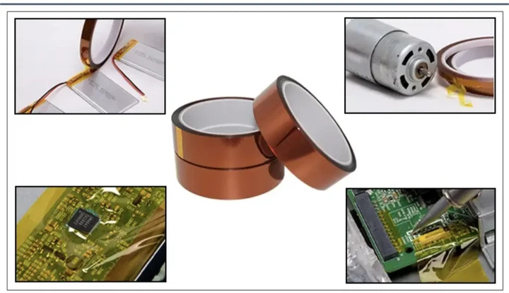 Каптоновый термостойкий скотч Kapton 40 мм 33 м - Фото 3 Каптоновый термостойкий скотч Kapton 40 мм 33 м - изображение 3