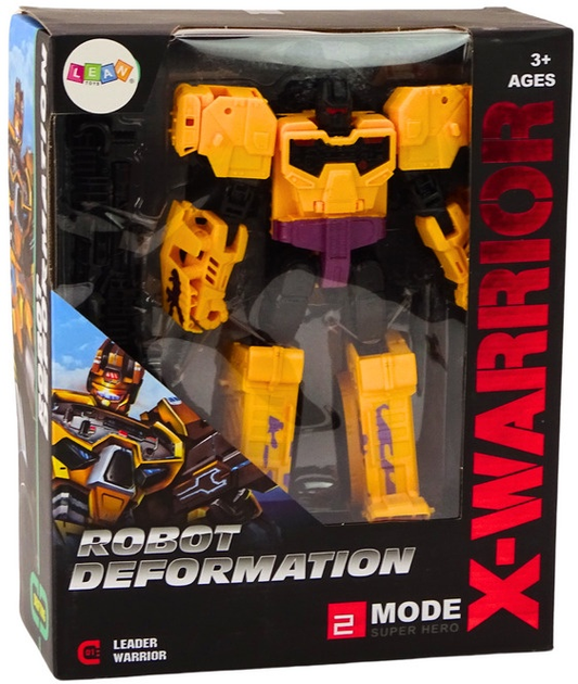 Klocki konstrukcyjne LeanToys Robot Czołg z bronią 2w1 18800 (5905991018056) - obraz 1