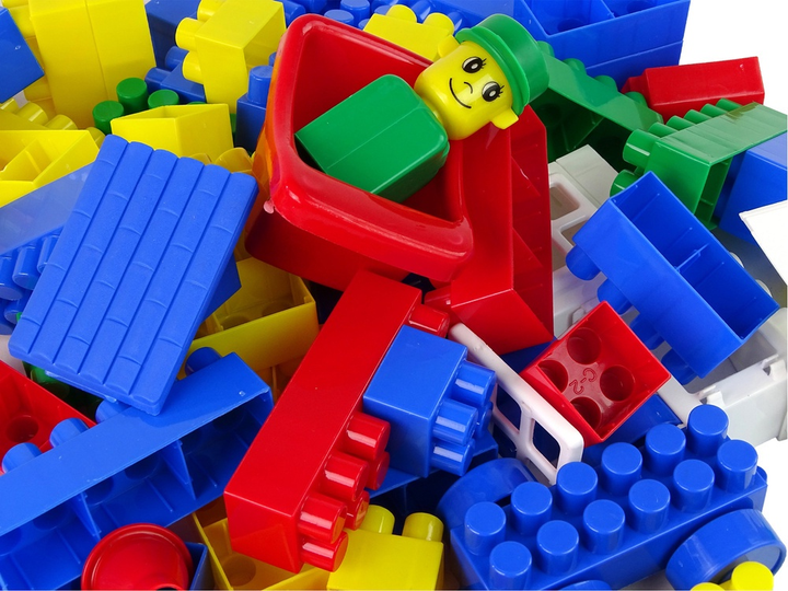 Klocki konstrukcyjne LeanToys 130 elementów 15104 (5900992000062) - obraz 3
