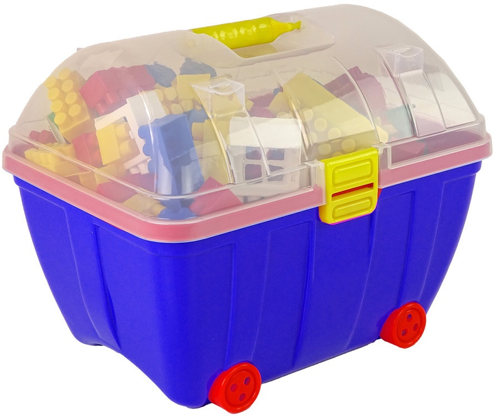 Zestaw klocków w walizce LeanToys 180 elementów 26840 (5905991075516) - obraz 1