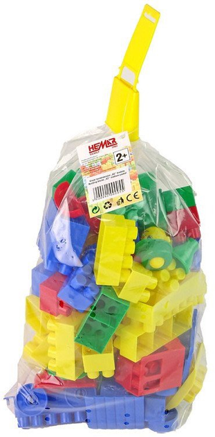 Klocki konstrukcyjne LeanToys średnie 80 elementów 15103 (5900992000055) - obraz 1