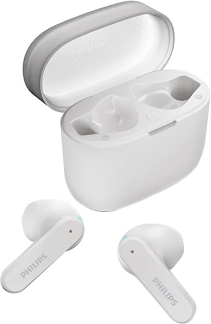 Навушники TWS Philips TAT2139 BT 5.3 IPX4 SBC Touch control White (4895229139572) - зображення 1