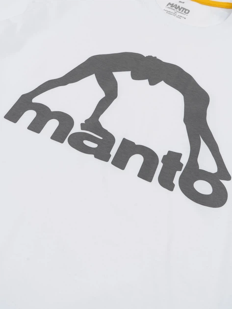 Футболка MANTO t-shirt VIBE 25 white-grey XL - зображення 3