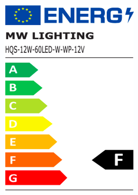 Професійна світлодіодна стрічка MW Lighting HQS 12 Вт/м 12В 60LED 6500K IP64 5м (5902135157152) - зображення 5