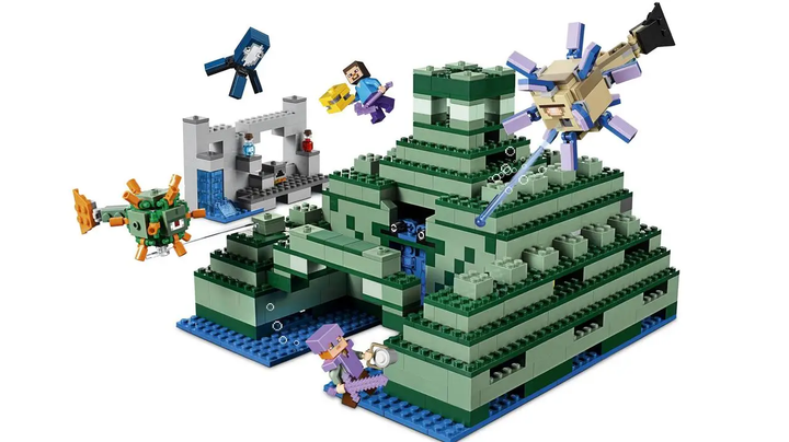 Конструктор Minecraft Подводная крепость 1122 деталей Майнкрафт MineWorld My World 81081 - изображение 9