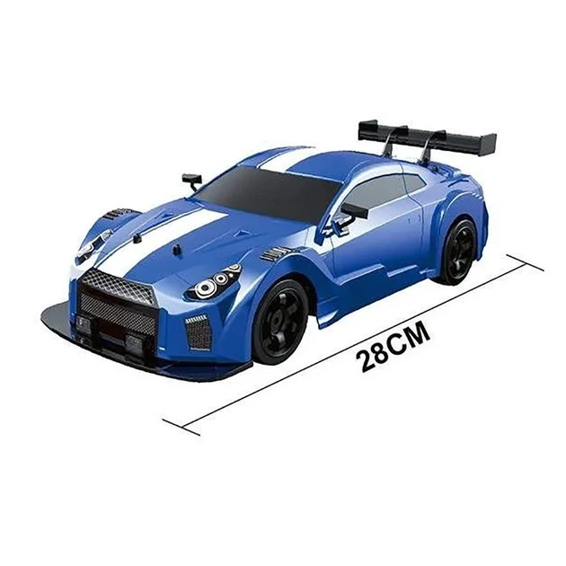 Машинка для дрифта на радиоуправлении 1:16 Nissan GTR 4WD синий - Фото 3 Машинка для дрифта на радиоуправлении 1:16 Nissan GTR 4WD синий - изображение 3