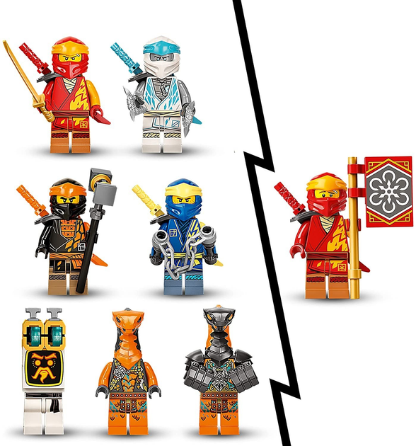 Конструктор Ультракомборобот ниндзя 1148 деталей Нинзяго Ninjago 61103 - изображение 5